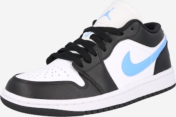 Jordan Низкие кроссовки 'Air Jordan 1' в Черный: спереди