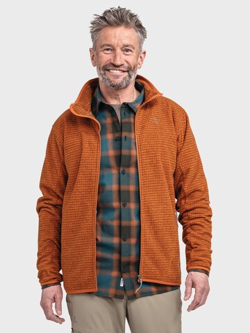 Schöffel Athletic fleece jacket 'Terxa MNS' in Brown