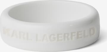 Braccialetto 'Essential' di Karl Lagerfeld in bianco: frontale