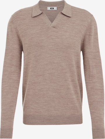 WE Fashion Sweter w kolorze brązowy: przód