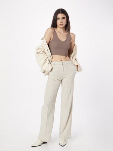 WEEKDAY Top in Braun