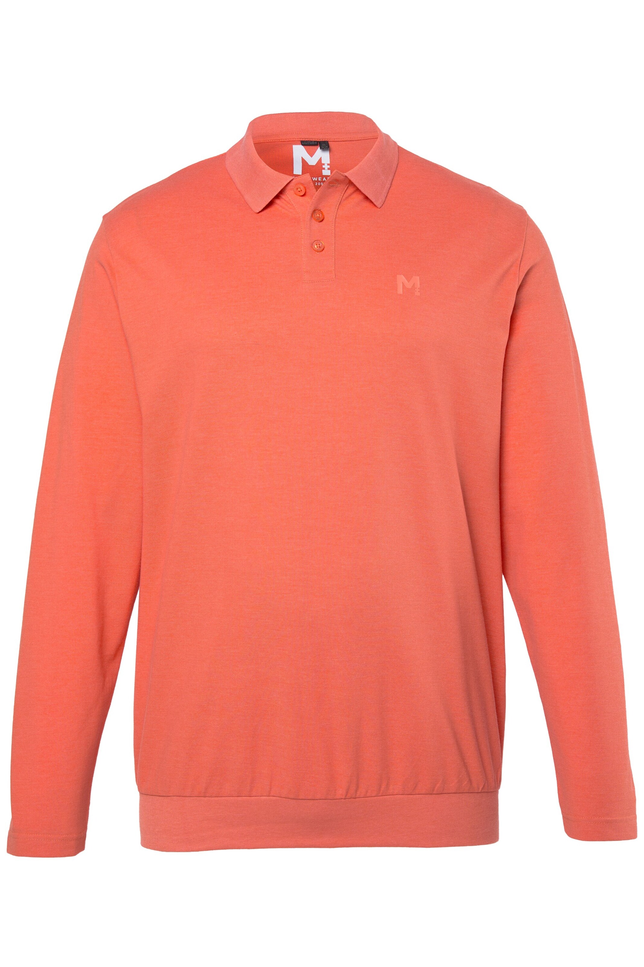 Men Plus Shirt in Orange: front