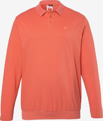 Men Plus Shirt in Orange: front