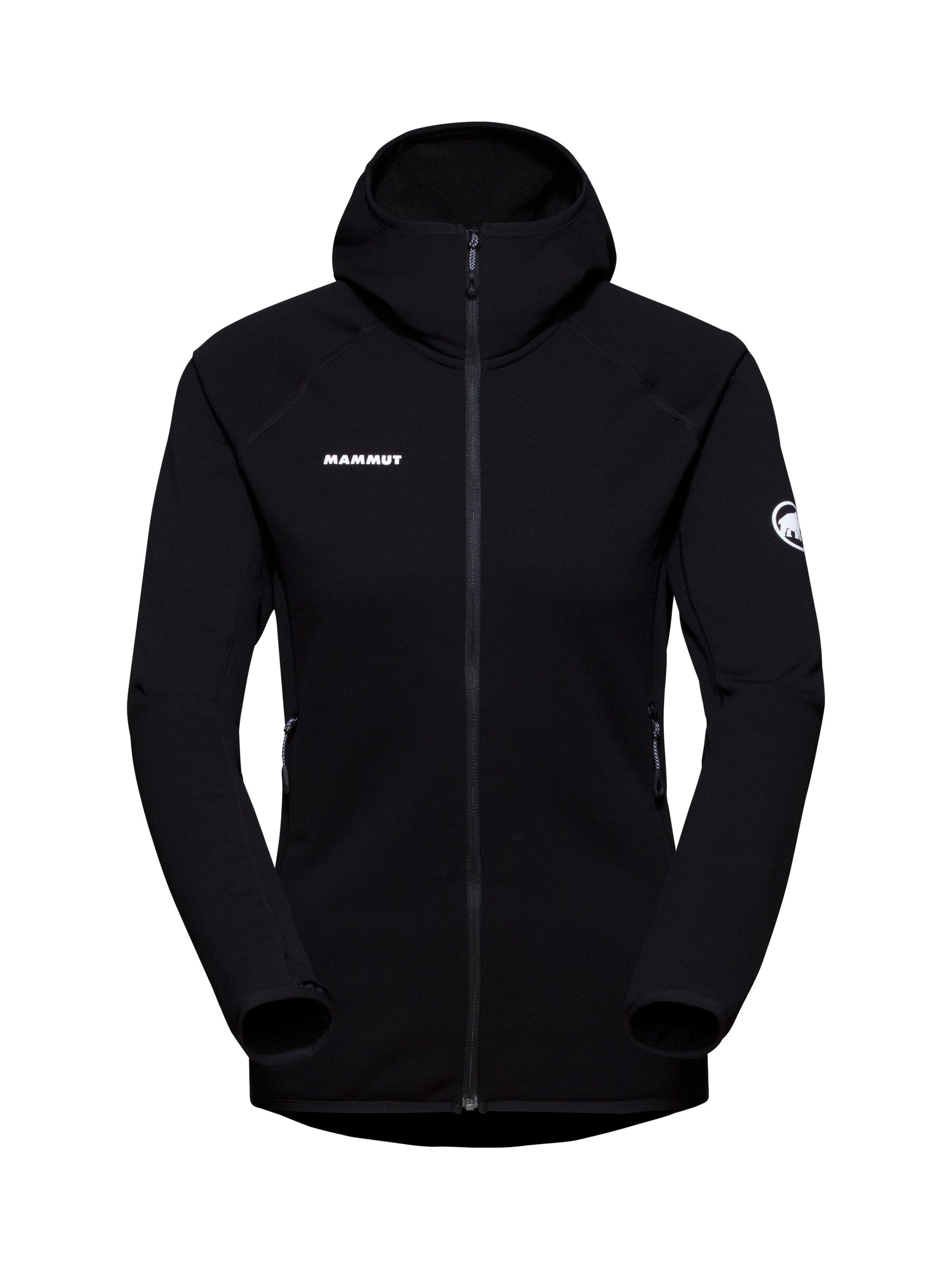 MAMMUT Funktionsfleecejacke ‘Aconcagua’ in Schwarz: Vorderseite