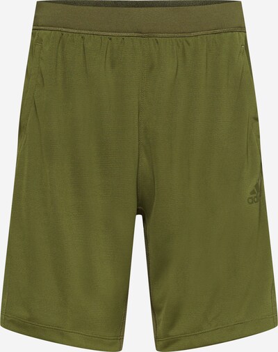 ADIDAS PERFORMANCE Spodnie sportowe w kolorze neonowo-żółty / oliwkowym, Podgląd produktu