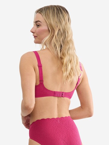 SLOGGI T-shirt BH ' Blue ZERO Feel Bliss THE UP ' in Roze