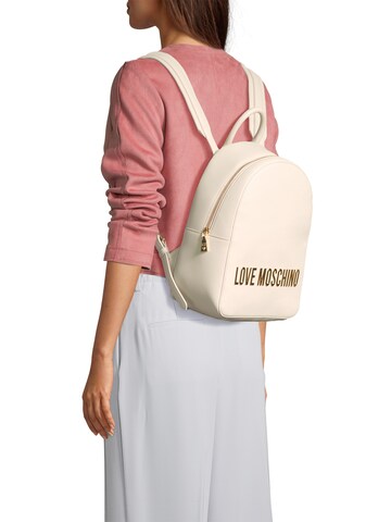 Love Moschino Ryggsäck i beige