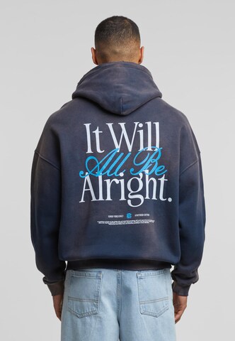 Another Cotton Lab Mikina 'It Will Be Alright ' – modrá