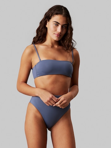 Calvin Klein Swimwear Bikini bottom in Blue: front