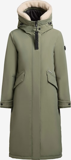 Žieminis paltas 'Agneta2' iš khujo, spalva – alyvuogių spalva, Prekių apžvalga
