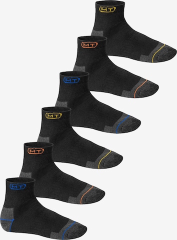 MT Ankle Socks 'Workwear' in Black: front