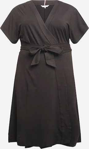 Tommy Hilfiger Curve - Vestido en negro: frente