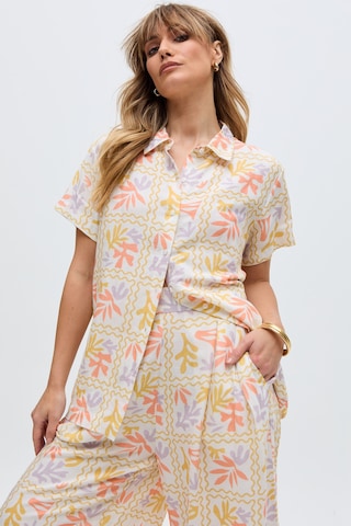 RAFFYA Blouse in Yellow