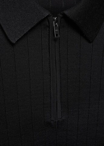 Tricou 'Ruisenor' de la MANGO MAN pe negru