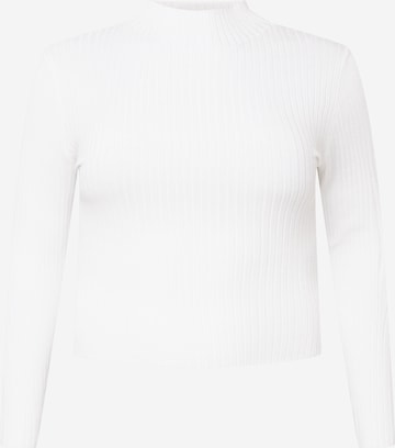 Cotton On Curve Sweater in White: front