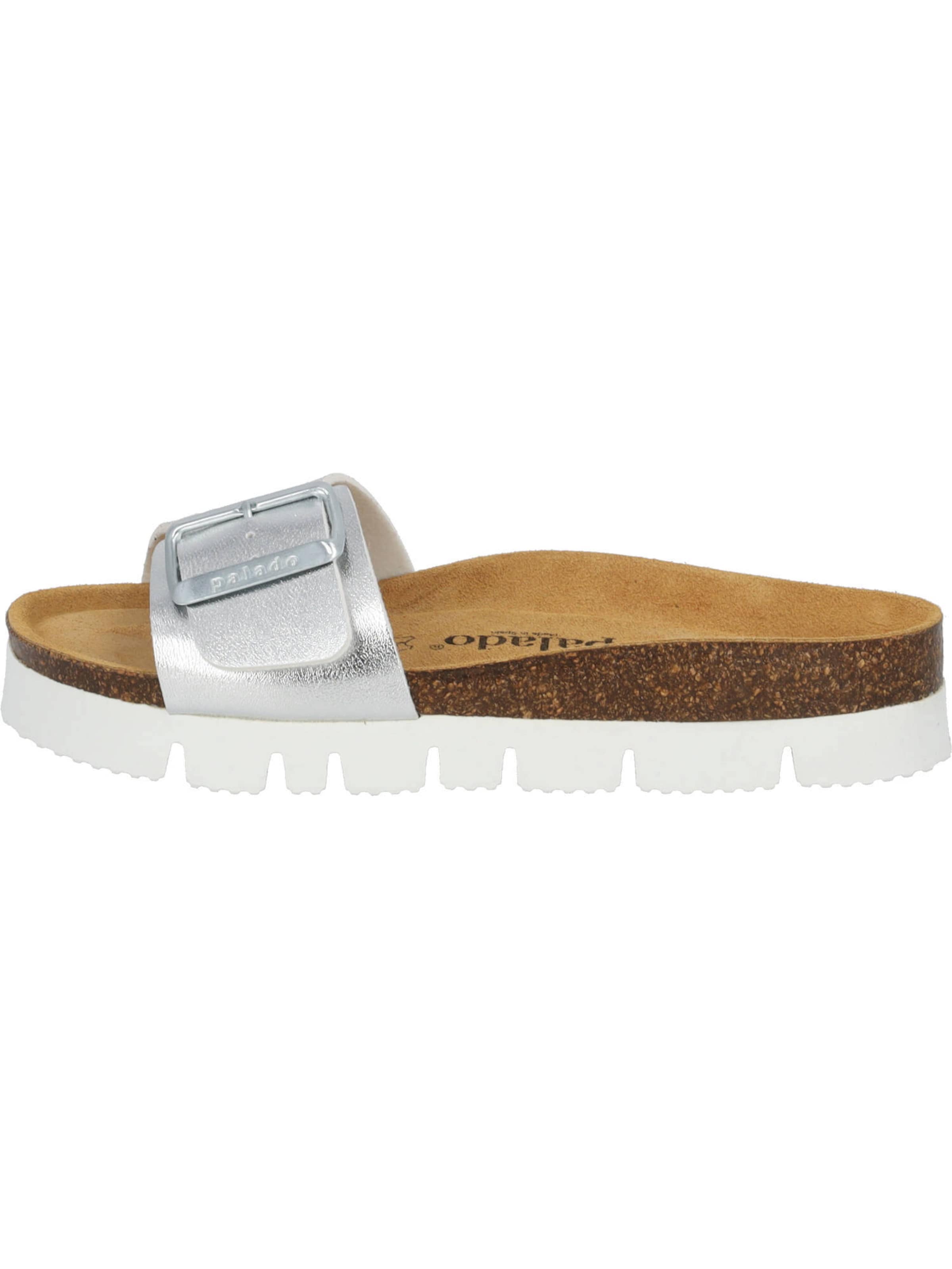 Saboți 'Malta EGS PL' de la Palado pe argintiu: față