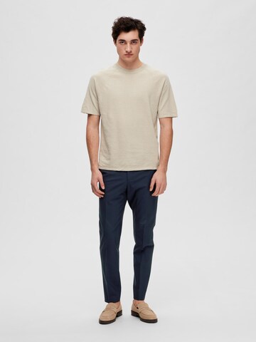 SELECTED HOMME Pullover 'Daniel' in Beige