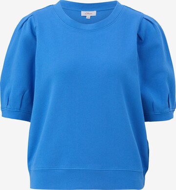 Sweat-shirt s.Oliver en bleu : devant