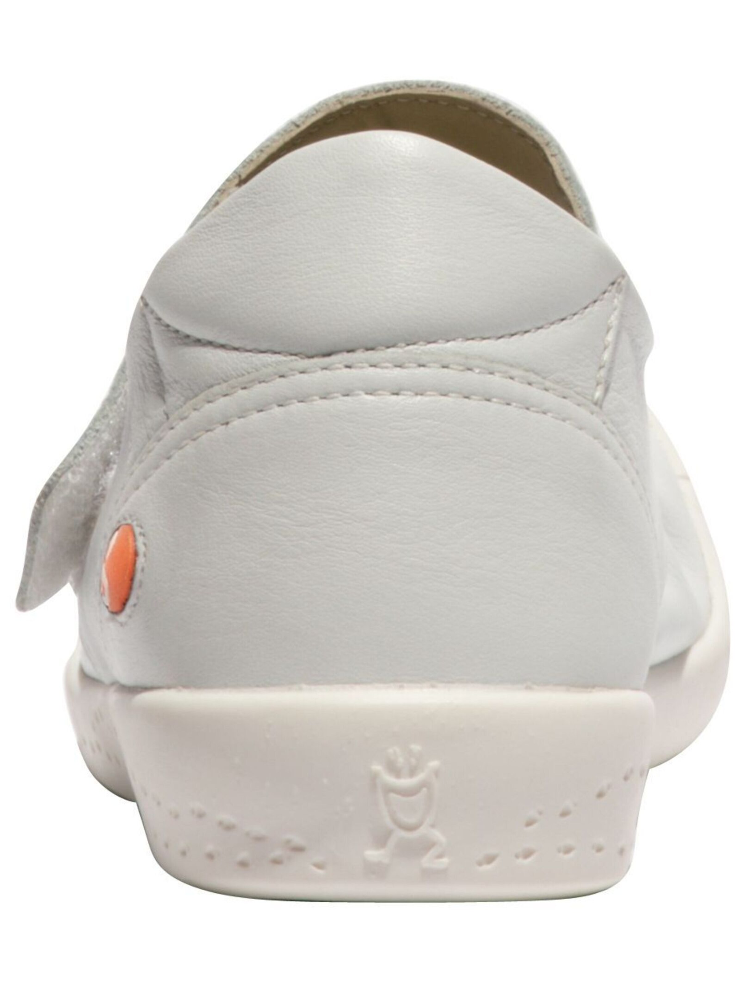 Softinos Ballet Flats with Strap in White