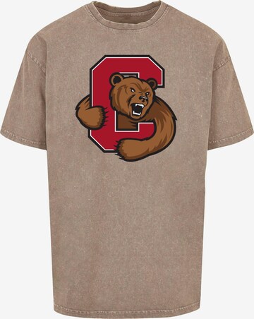 Merchcode Shirt 'Cornell University - Bear' in Green: front