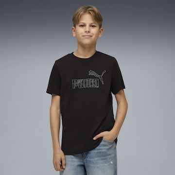 PUMA Shirt 'Essentials' in Black: front