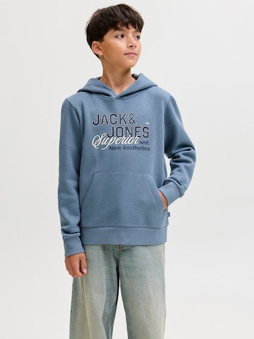 Jack & Jones Junior Sweatshirt in Blau: Vorderseite