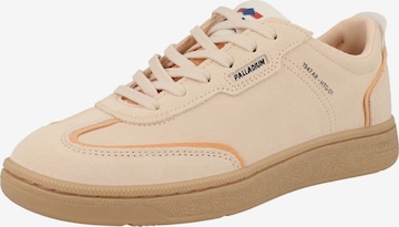 Palladium - Zapatillas deportivas bajas en beige: frente