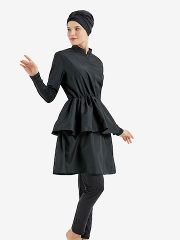 Maillot de bain C&City en noir : devant