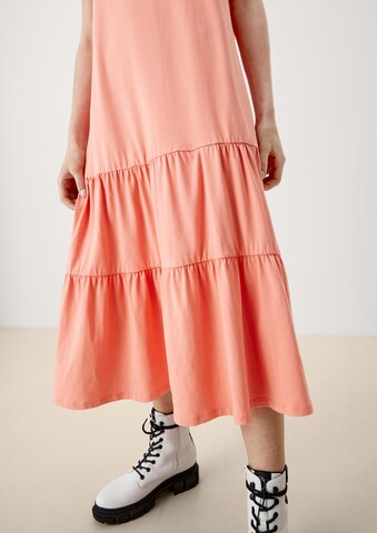 QS Kleid in Orange