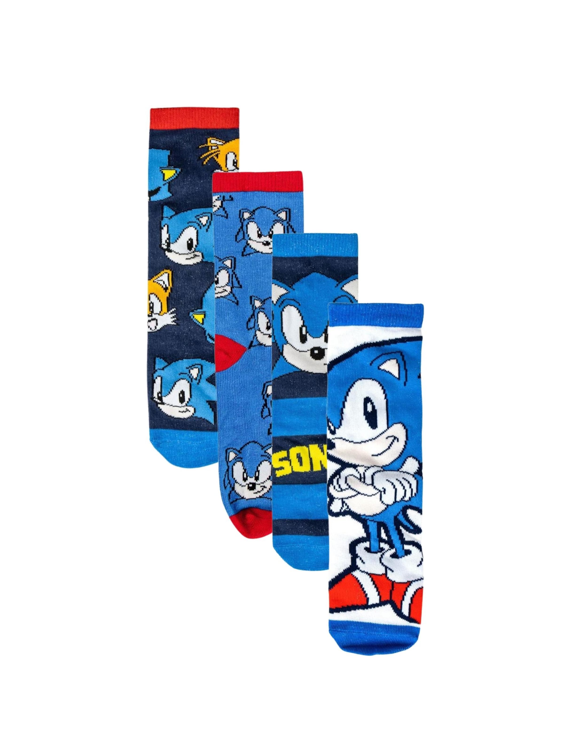 Chaussettes 'Socken Pack 4 Teile Sonic' DISNEY en mélange de couleurs : devant