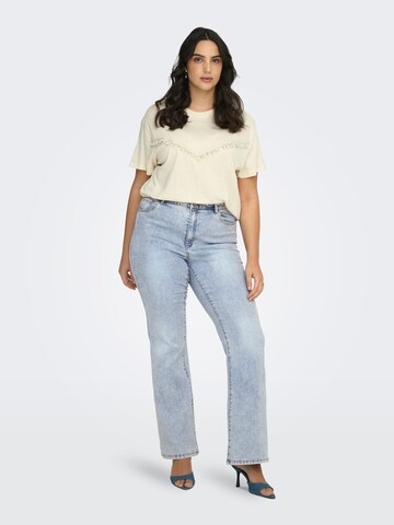 ONLY Carmakoma Flared Jeans 'CARRose' in Blauw