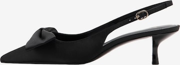 MANGOCipele s potpeticom i otvorenom petom 'ZALO' - crna boja: prednji dio