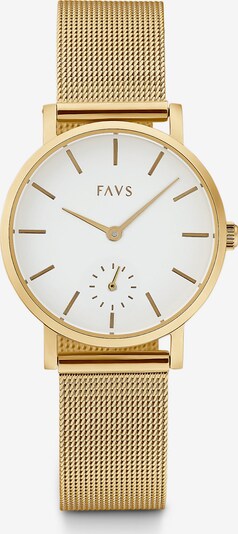 FAVS Uhr in gold, Produktansicht