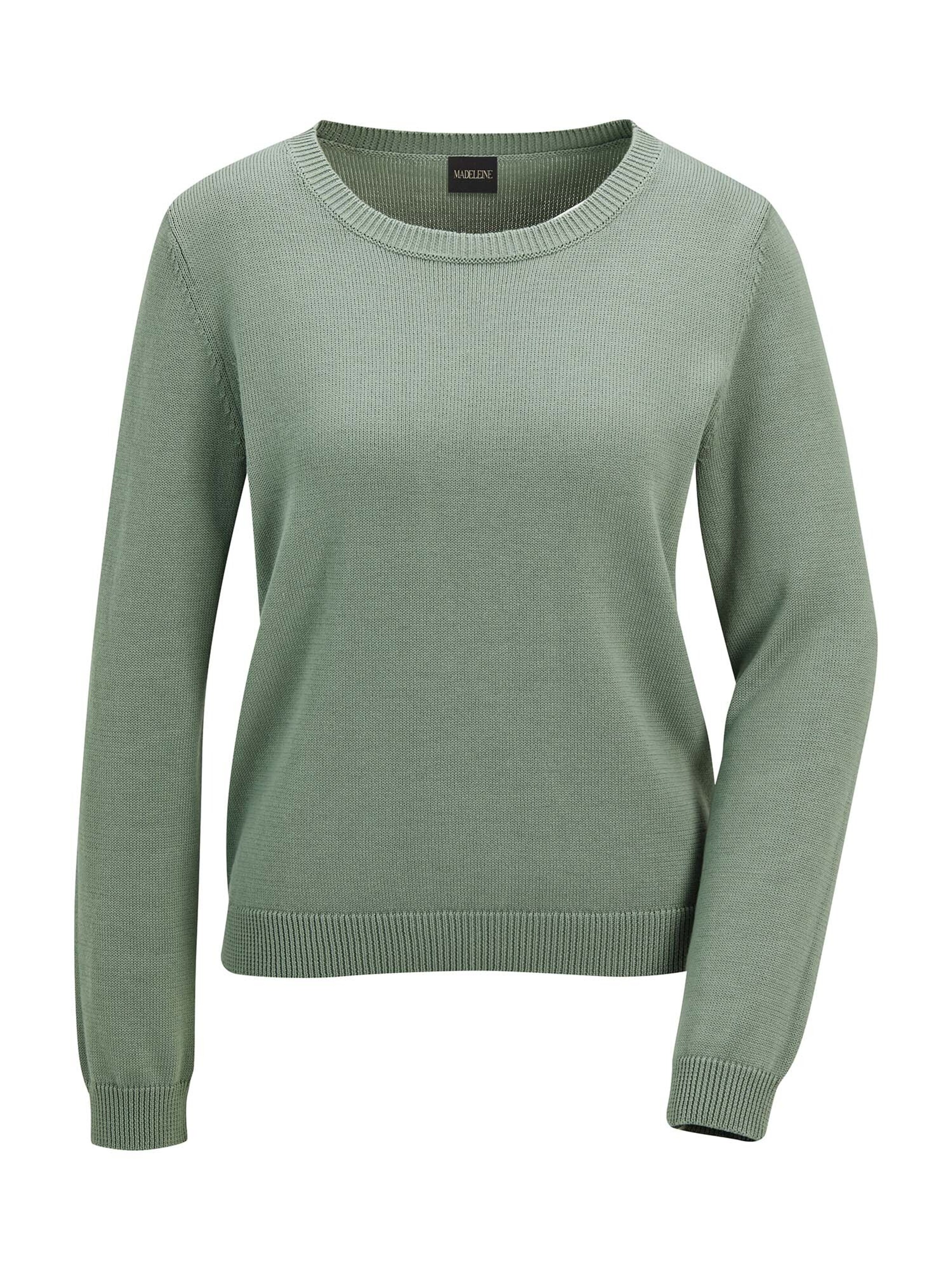 MADELEINE Trui in Groen: voorkant
