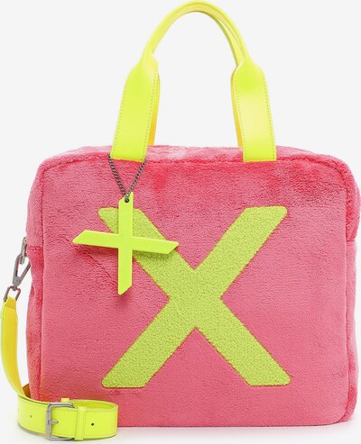 Suri Frey Shopper '  ALEXANDER ' in grün / dunkelorange / pink, Produktansicht