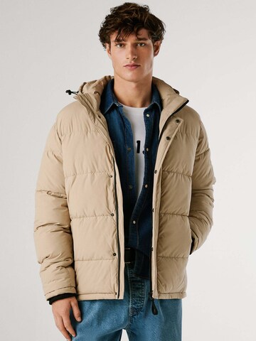 Veste d’hiver 'JOBIAS' Pepe Jeans en beige : devant