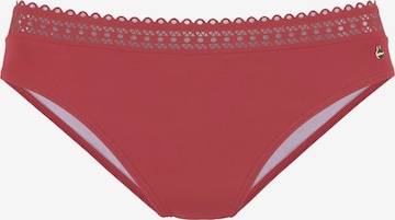 Pantaloncini per bikini di s.Oliver in rosso: frontale