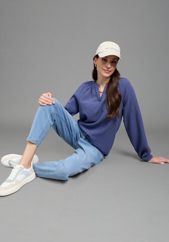 LAURA SCOTT Bluse in Blau