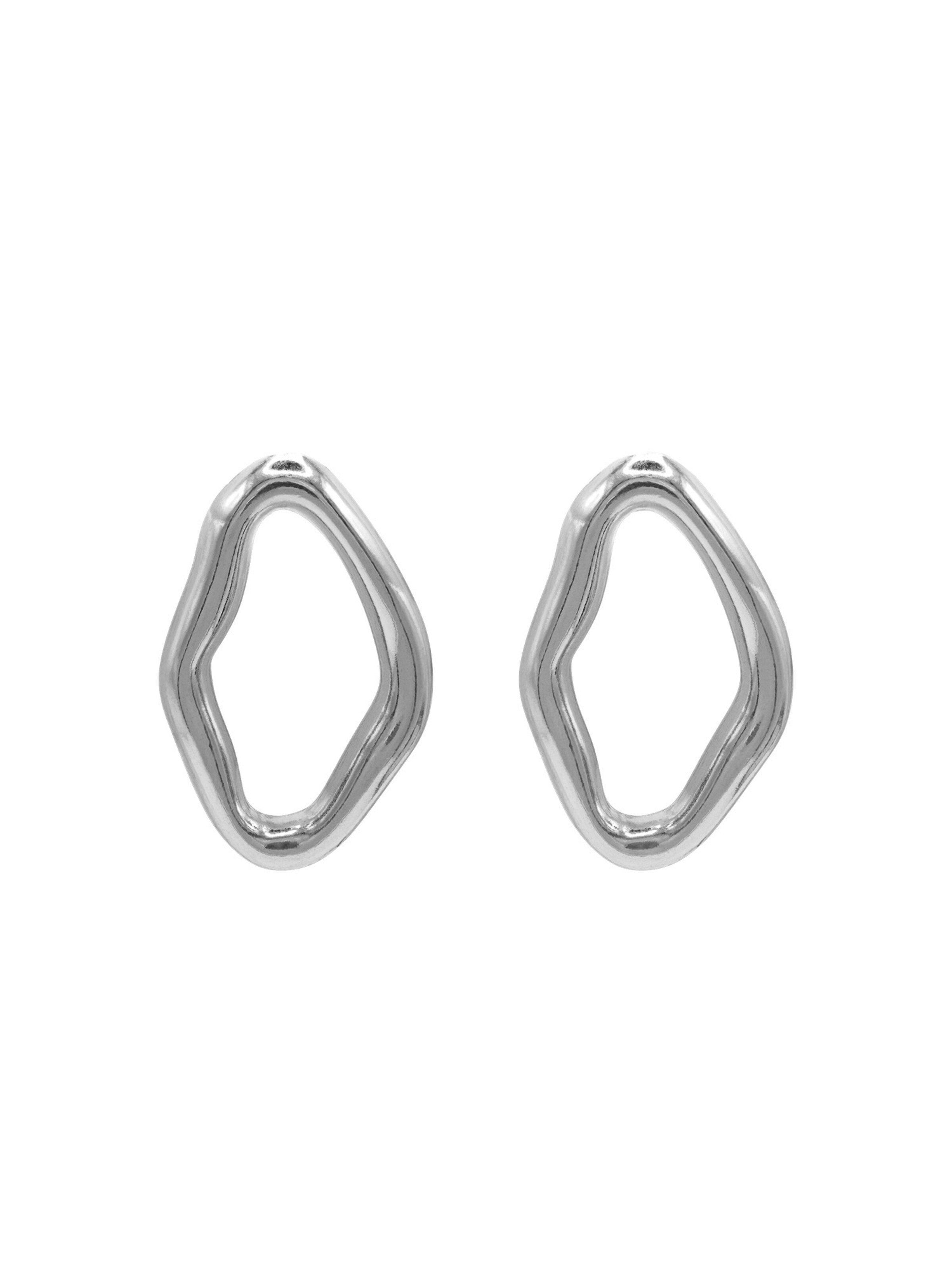 Heideman Ohrringe 'Loreen' in Silber: Vorderseite