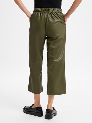 Wide Leg Pantalon s.Oliver en vert