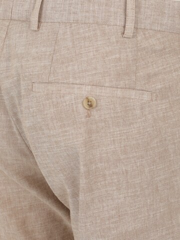Jack & Jones Plus Slimfit Bandplooibroek in Beige