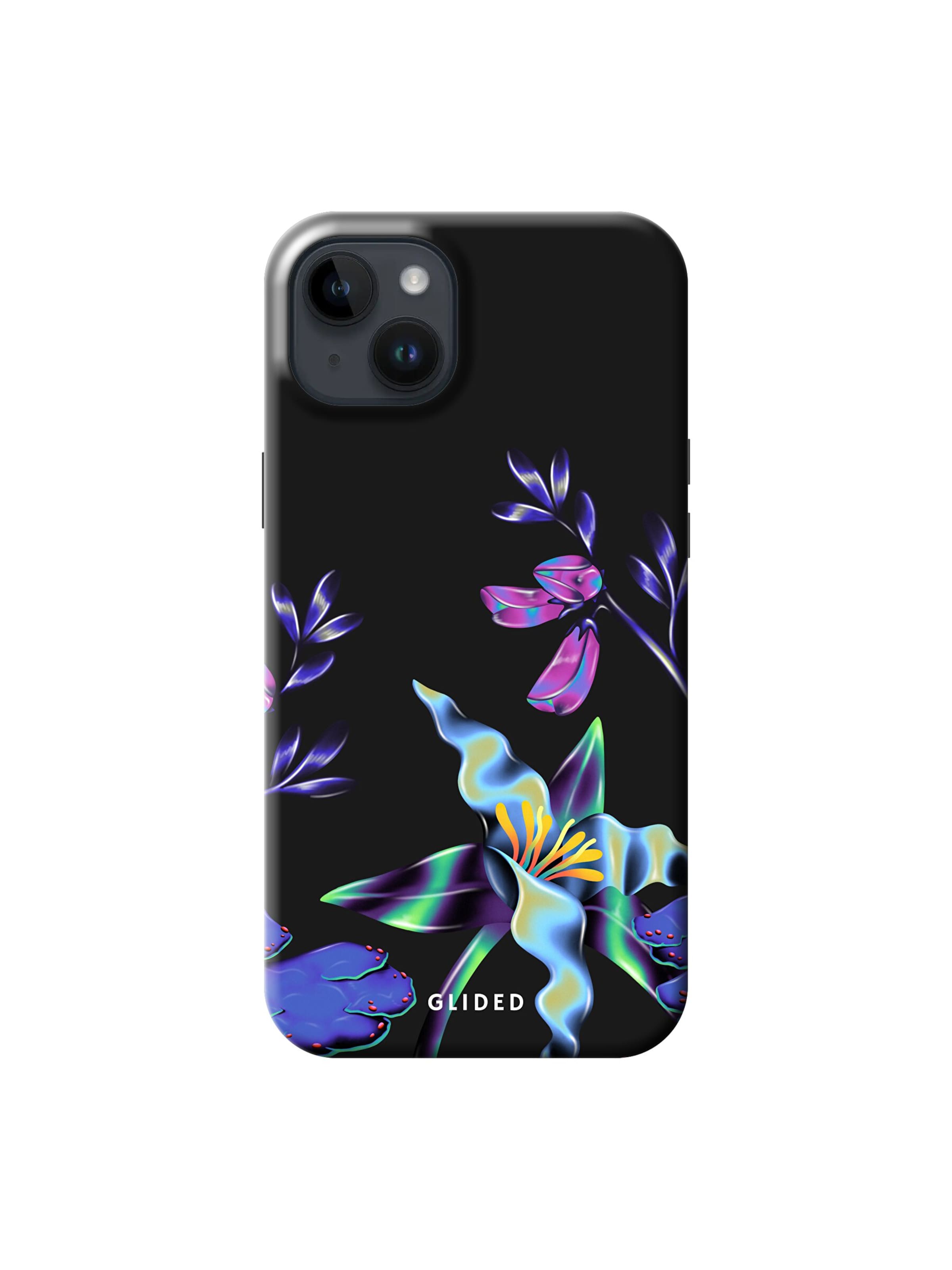 Glided Smartphone Case 'Special Flower Glided Handyhülle' in Black