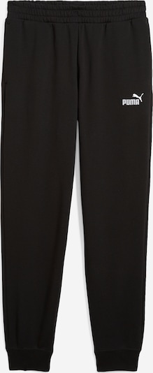 PUMA Spodnie sportowe 'ESS No. 1' w kolorze czarny / białym, Podgląd produktu