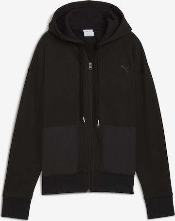 Veste de survêtement PUMA en noir : devant