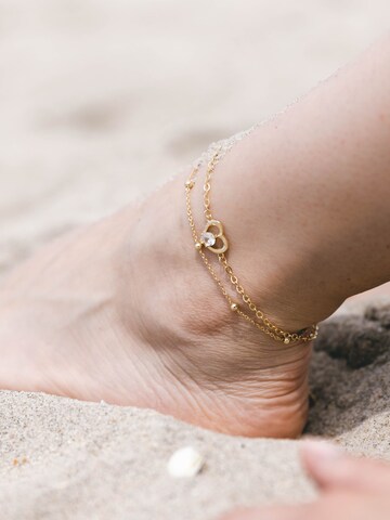 SERASAR Armbånd 'Anklet Heart' i guld