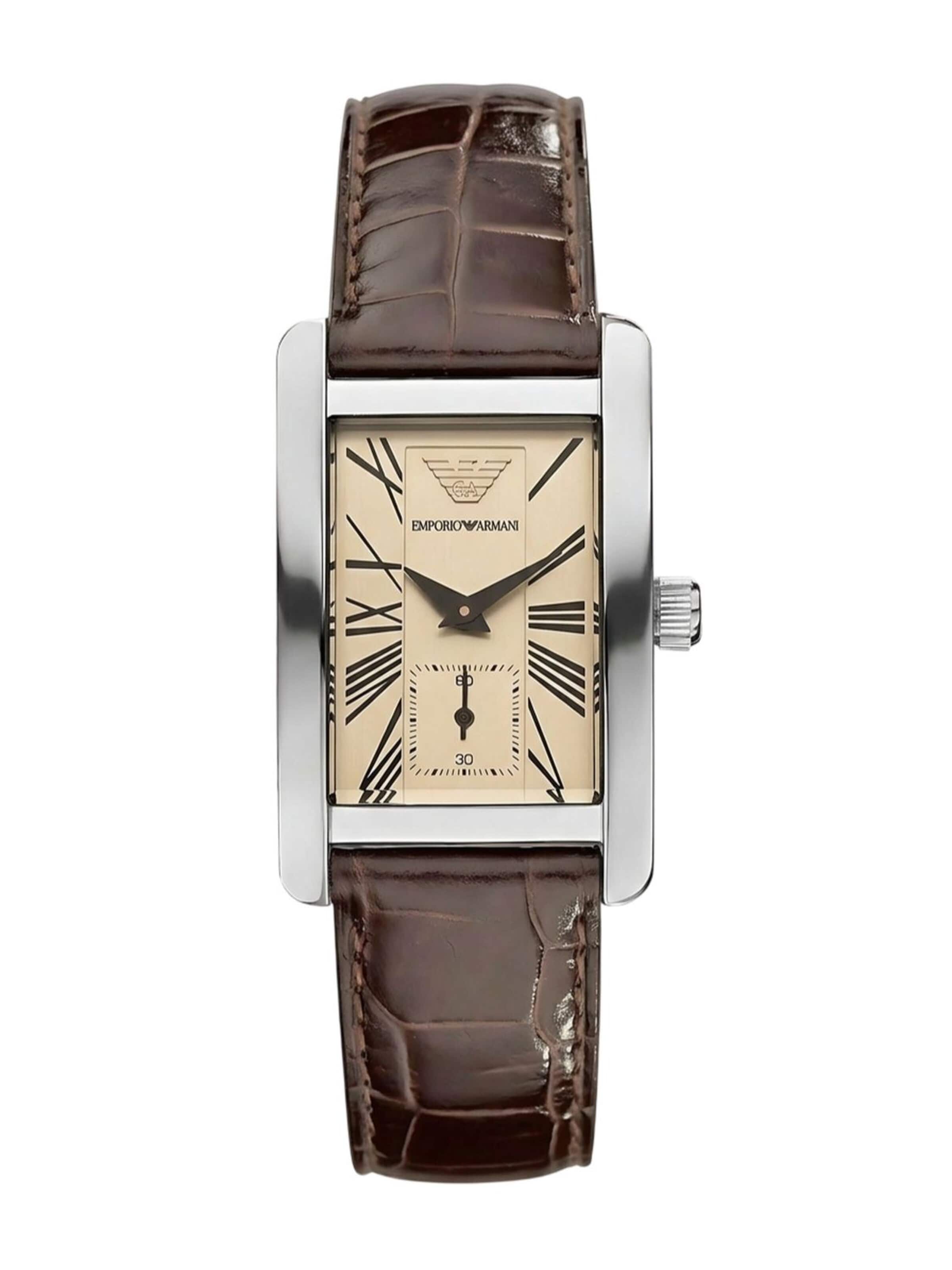 Emporio Armani Analoog horloge 'Emporio Armani AR0154' in Bruin: voorkant