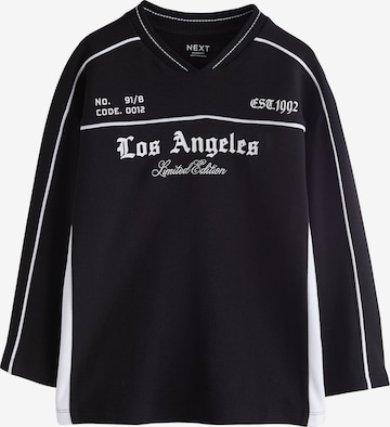 Next Shirt in Black: front
