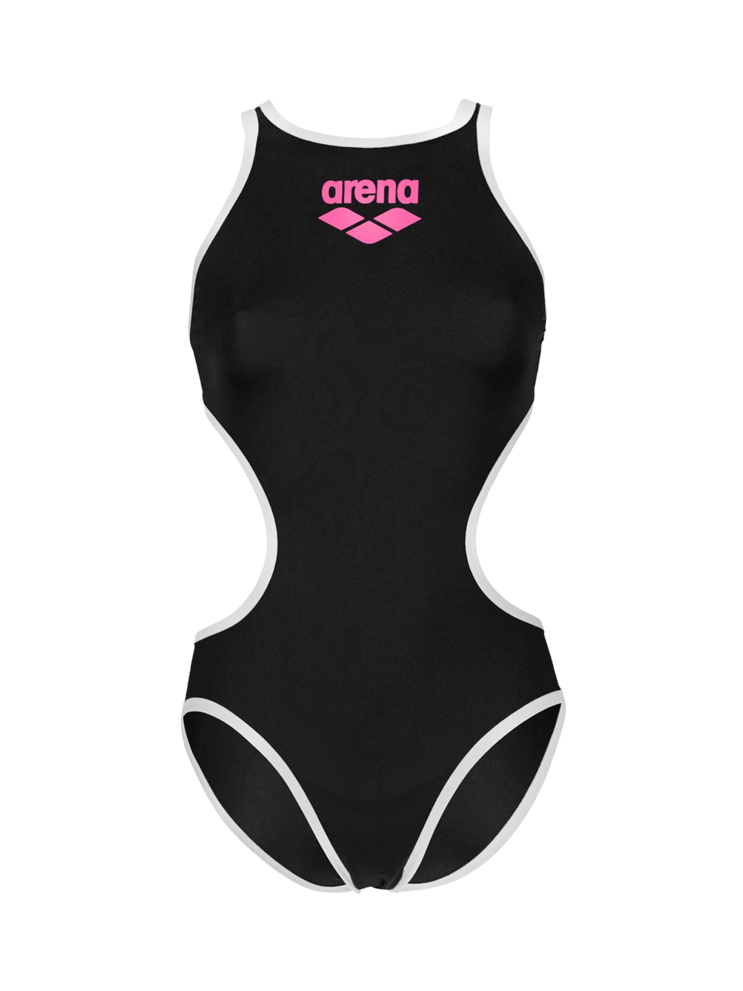 ARENA Bustier Badedragt 'ONE BIGLOGO' i sort: forside