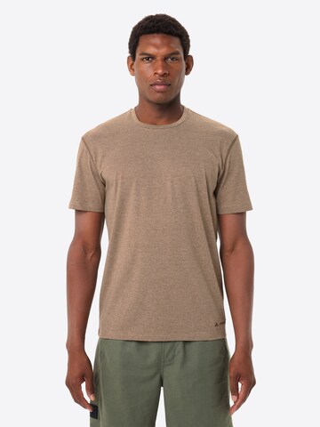 VAUDE Shirt 'Mineo II' in Brown: front