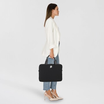Sac d’ordinateur portable Karl Lagerfeld en noir